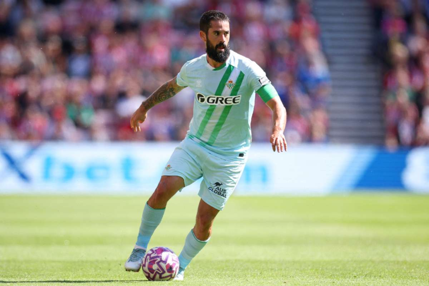 A Real Betis talizmanja Isco sibajt szenvedett a felkeszulesi merkozesen