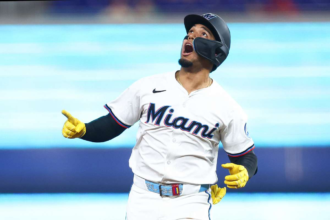 A miami marlins ujonca maximo acosta megszerezte elso karrier hazai futamat