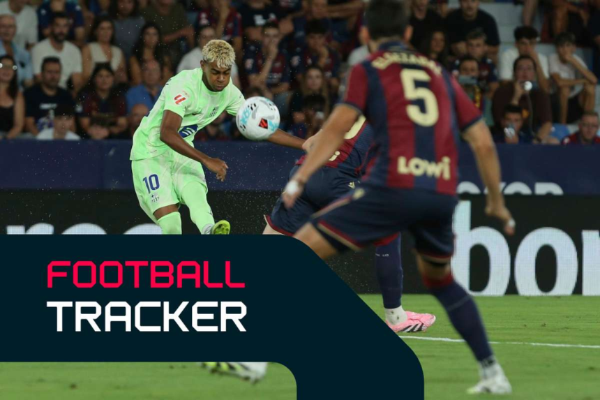 Foci Nyomkoveto Levante vezet a Barcelona Milan es Roma ellen