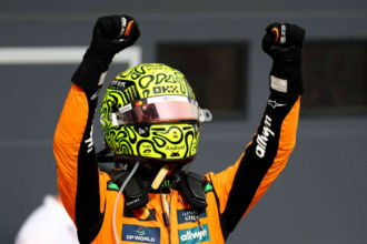 Lando Norris megveri csapattarsat Oscar Piastrit a Magyar Nagydijon
