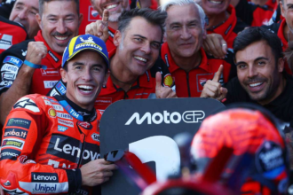Marc Marquez nyeri a Magyar Nagydijat hetedik egyenes sprintrace duplaval