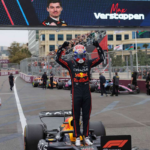 A Red Bull Max Verstappen megnyerte az Azeri Nagydijat