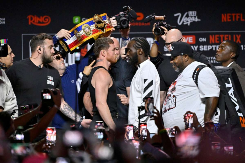 Alvarez es Crawford egyarant 167 5 fontot nyomnak a vilagbajnoki merkozes elott