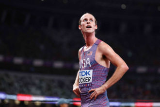 Amerikai remenyseg Hocker diszkvalifikaltak 1500m elofutamabol lokdosodes miatt