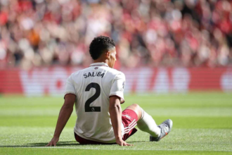 Arsenal William Saliba harom hetig serules miatt kihagyja