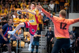 Emil Nielsen frusztralja a GOG ot mikozben a Barcelona tokeletesen kezdi meg a Bajnokok Ligajat