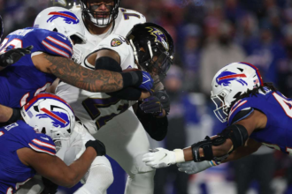 NFL 1 heti merkozes elonezete Buffalo Bills vs Baltimore Ravens