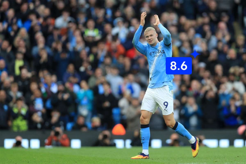 Premier League Hete Jatekosa Haaland ragyog a Manchester derbi gyozelme soran