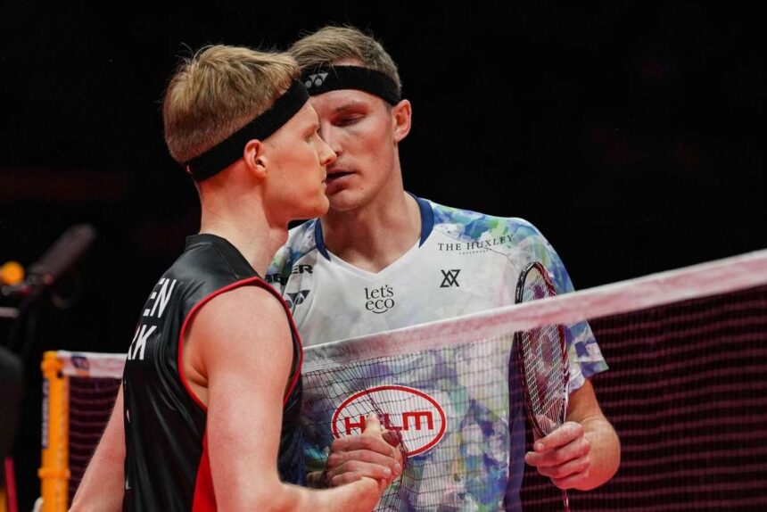 A fizikailag megterhelo utemterv miatt Antonsen es Axelsen visszalepett a Nemet Nyilt Bajnoksagtol