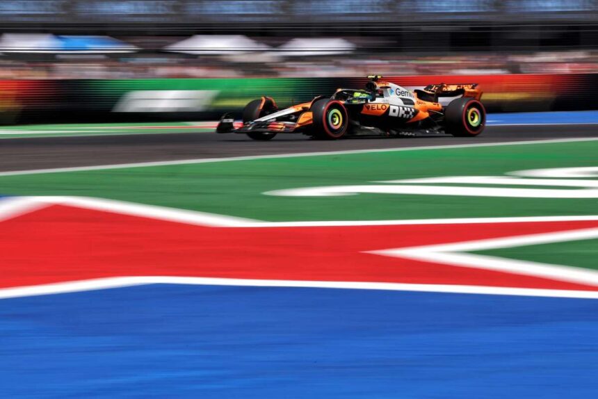 Lando Norris nyeri az FP3 at Mexikoban Piastri es Verstappen otodik es hatodik