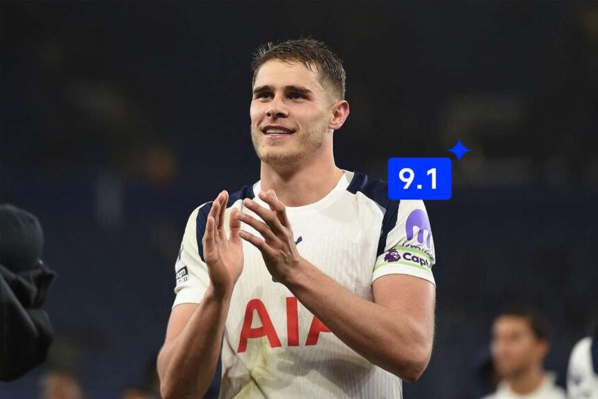 Premier League Hete Jatekosa Micky van de Ven a Spurs sztarja