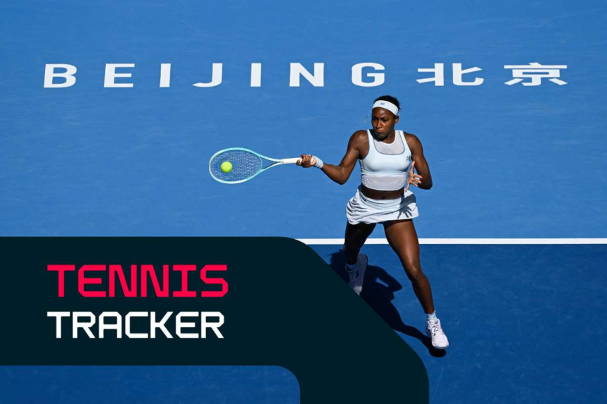 Tenisz Koveto Gauff Lys ellen a pekingi negyeddontoben Opelka Sanghajban lep palyara