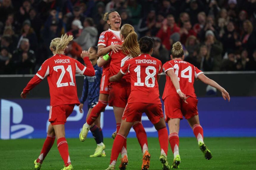 A Bayern visszater az Arsenal ellen mielott a Man Utd legyozi a PSG t a Noi Bajnokok Ligajaban