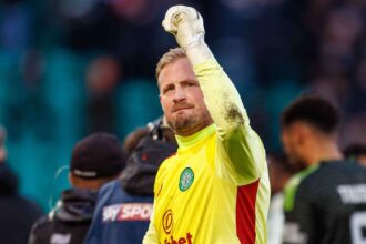 A Celtic kozelit a ligavezeto Hearts hoz miutan legyozte a Hiberniant Skociaban
