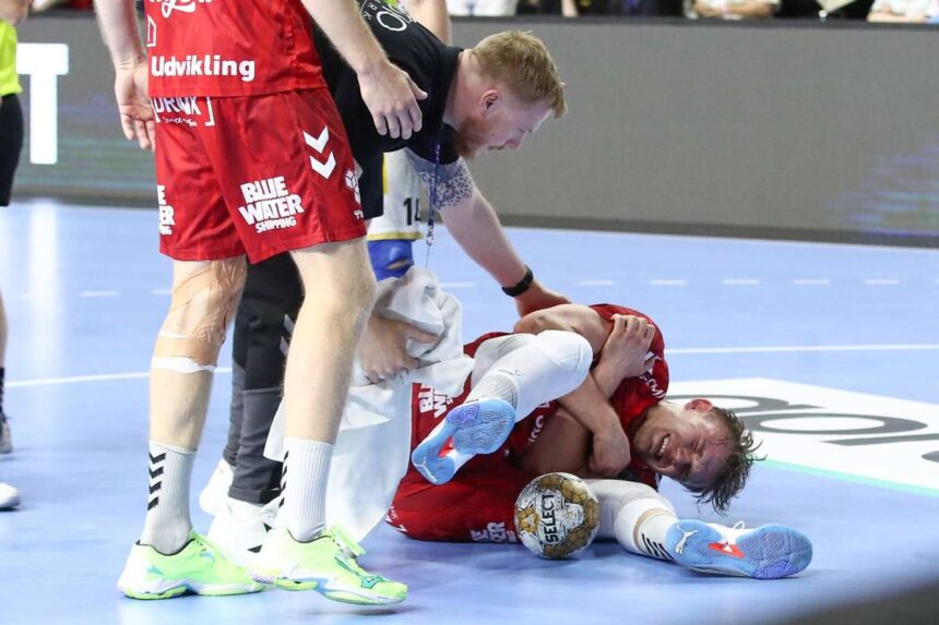Az Aalborg Kielce ellen aratott gyozelme magas arat kovetelhet mivel Arnoldsen terdserulest szenvedett