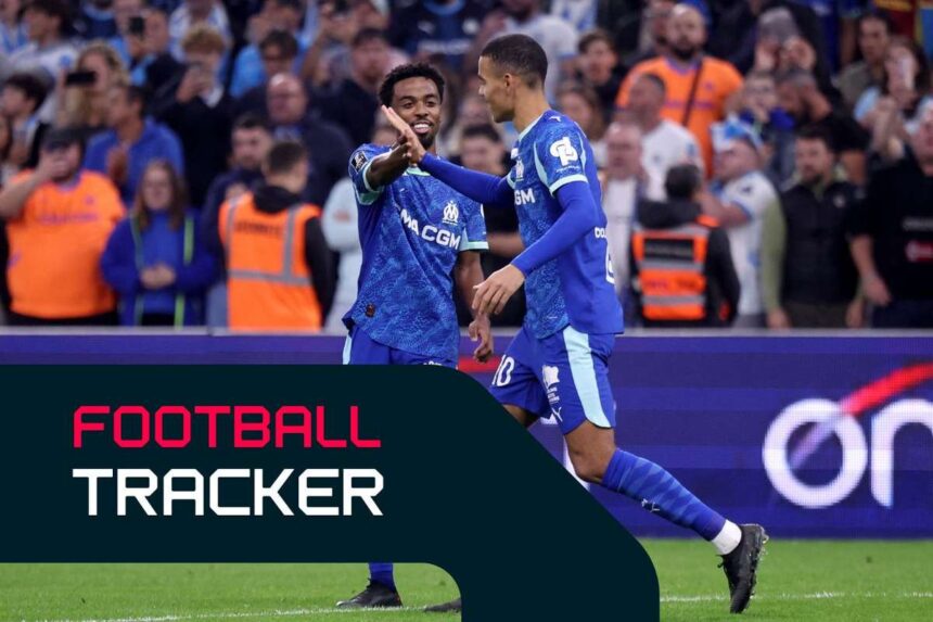 Futball Koveto Marseille iranyit Brest ellen Juventus es Torino derbiben akcioban