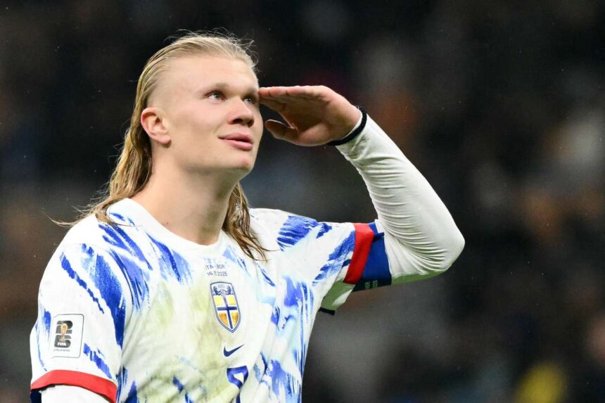 Haaland duplazik Norvegia legyozi Olaszorszagot a vb re jutasert