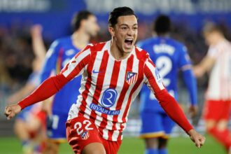 Kesoi gol biztositja az Atletico Madridnak a Getafe legyozeset es az otodik LaLiga gyozelmunket zsinorban