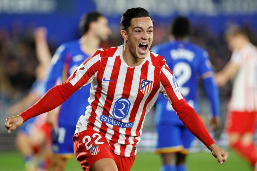 Kesoi gol biztositja az Atletico Madridnak a Getafe legyozeset es az otodik LaLiga gyozelmunket zsinorban