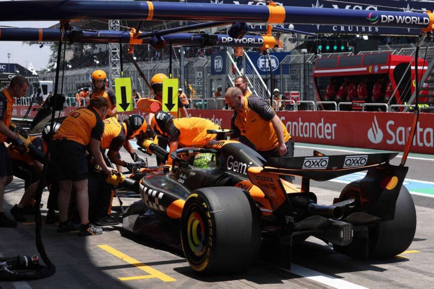 Lando Norris es Oscar Piastri dominallo McLaren edzest vezetnek Braziliaban