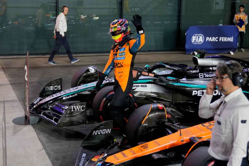 Piastri megnyerte a pole t a katari sprintversenyen Norris harmadik lett