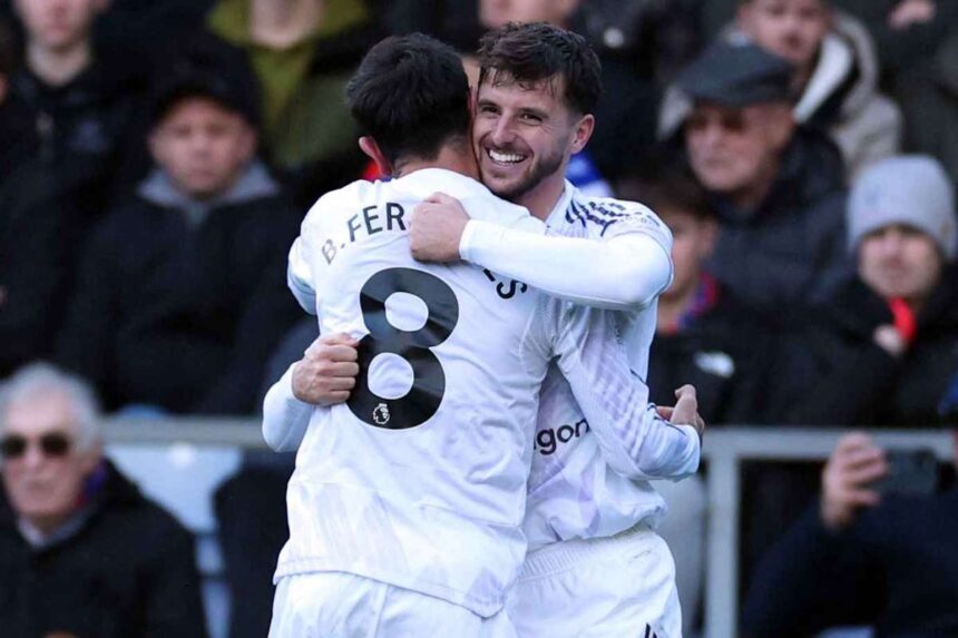 Bruno Fernandes dicseri Mason Mount minoseget a Crystal Palace elleni gyoztes gol utan