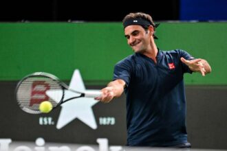 Federer es Hewitt Melbourne i bemutatomeccset jatszik az Ausztral Nyilt Bajnoksag eloestejen