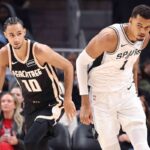 NBA osszefoglalo Wembanyama 100 meccsen blokkot jegyzett a Spurs Hawks ellen