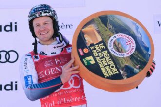 Timon Haugan megszerezte Norvegia elso gyozelmet a ferfi slalom vilagkupa szezonjaban