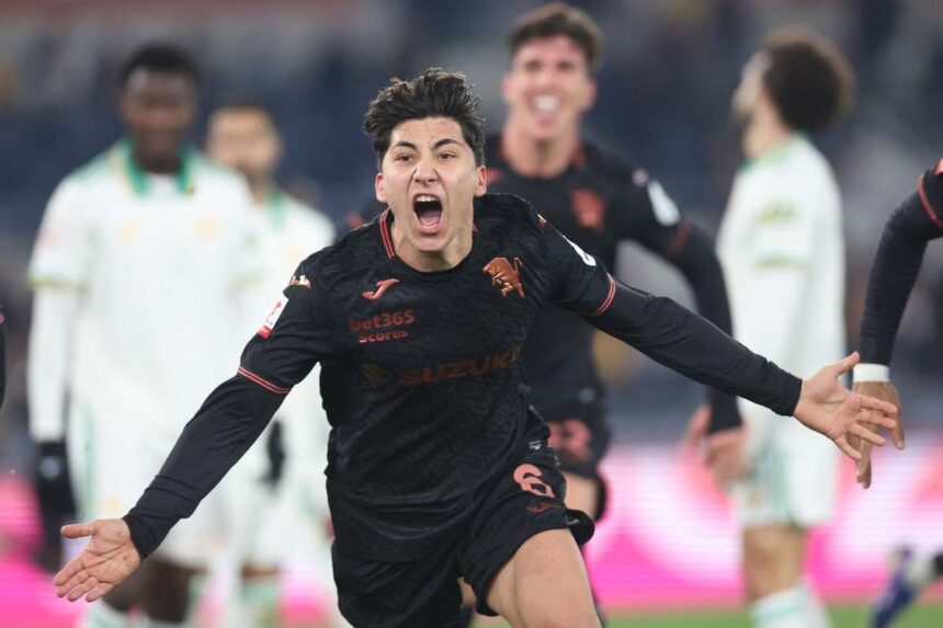 A 16 eves Arena alomdebuje megromlott kesoi torinoi gol bucsuztatja a Romat a Coppa Italia bol