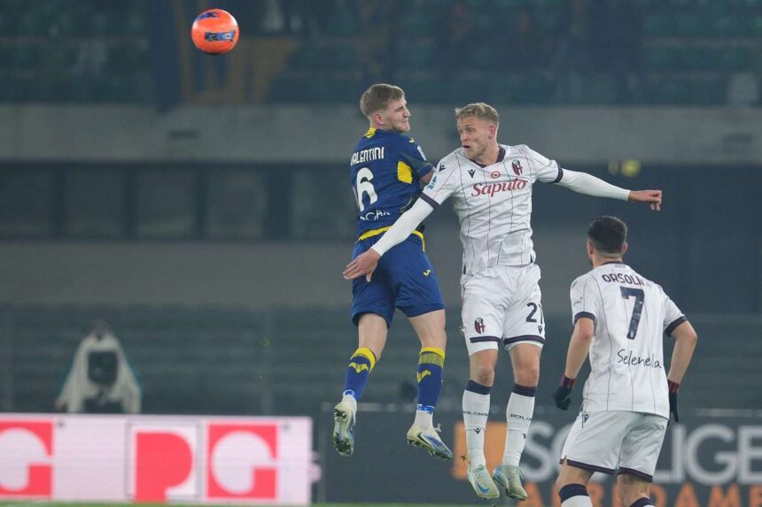 A Bologna az utolso percekben ellenall a Veronanak es megszerzi a harom pontot az ot golos izgalomban