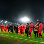 A Brann unnepli a kieseses szakaszba jutast annak ellenere hogy veresget szenvedett el Ausztriaban a Sturm Graz ellen