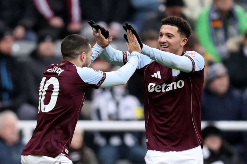 Buendia kaprazatos golt rug az Aston Villa pedig szep gyozelemvel eletben tartja bajnoki remenyeit a Newcastle ellen