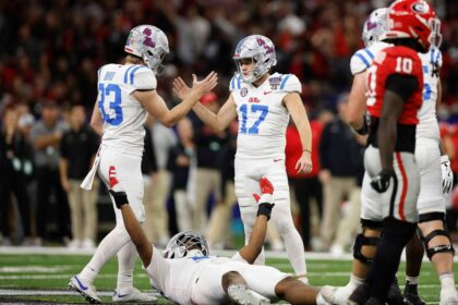 Ole Miss rugo Lucas Carneiro ketszer megdonti a Sugar Bowl mezonygol rekordot ugyanabban a meccsben