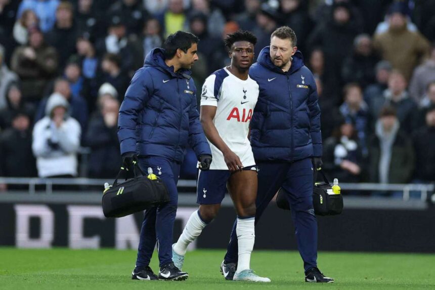 Spurs Mohammed Kudus aprilisig terd serules miatt kidolt