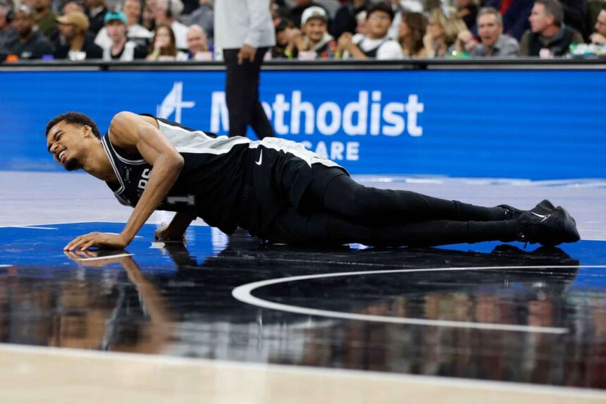 Victor Wembanyama kihagyja a San Antonio Spurs meccset a Portland Trail Blazers ellen