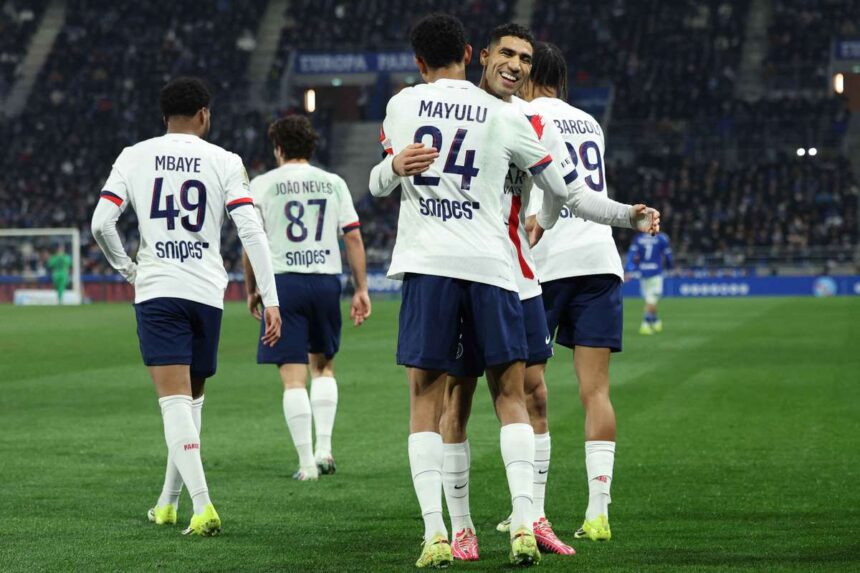 10 fos PSG kuzdelme a gyozzelemert Strasbourg ellen es visszateres a Ligue 1 csucsara