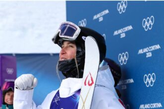 2026 os Teli Olimpai Jatekok Elizabeth Lemley megnyeri a mogul aranyermet