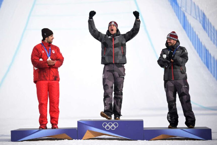 2026 os teli olimpiai jatekok Alessandro Haemmerle nyeri a snowboard cross aranyermet