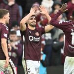 A Hearts egy lepessel kozelebb korult a tortenelmi cimhez a szoros hazai gyozelmevel az Aberdeen ellen