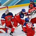 A cseheknek kemenyen meg kellett kuzdeniuk a bator danok ellen hogy negyeddontos jegyet biztositjanak Kanadaval szemben