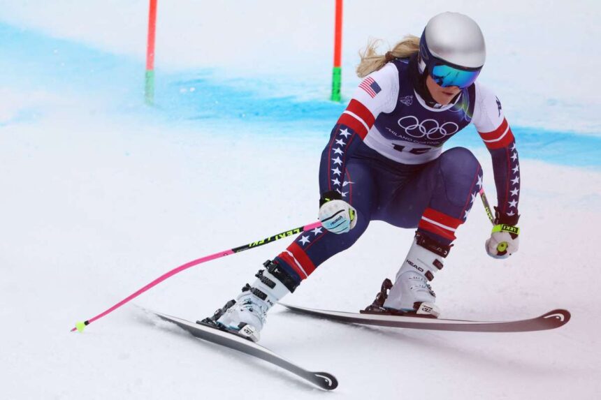 A noi lesiklas legendas lindsey vonn a harmadik leggyorsabb az impozans edzesfutamon
