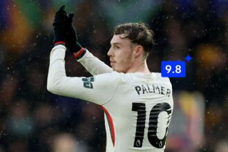 Ime miert Cole Palmer a Premier League Heti Jatekos