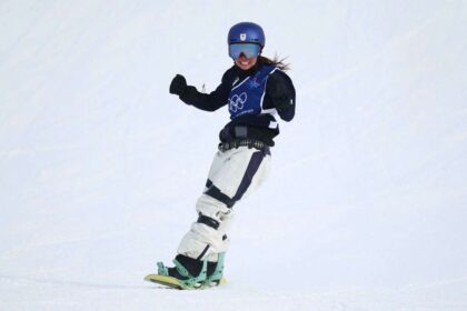 Japan Mari Fukada aranyermet nyert noi slopestyle versenyszamban a Teli Olimpian