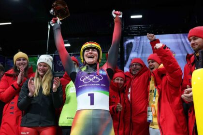 Julia Taubitz aranyermet nyert Nemetorszagnak noi szankozasban Merle Fraebel hibaja utan