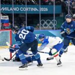 Olimpai Jegkorong Finnorszag 11 0 ra legyozte Olaszorszagot Milanoban de ez nem eleg az elso helyhez B csoportban