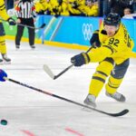 Olimpiai hoki Sweden Gabriel Landeskog uresen erzi magat az Egyesult Allamok elleni hosszabbitasos negyeddontos vereseg utan