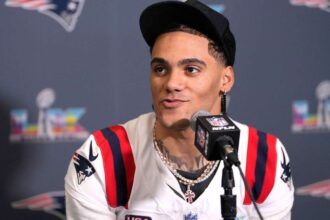 Patriots csillag sarokvedoje Christian Gonzalez Nem akarok mashol lenni