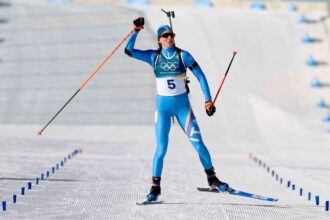 Vittozzi Lise aranyermet nyert Olaszorszagnak a noi 10 kmes uldozeses biatlon versenyben