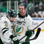 A Farjestad 5 0 rol forditott a Rogle ellen mig a Vaxjo izgalmas 10 golos merkozesen legyozte a Brynast az SHL rajatszaban